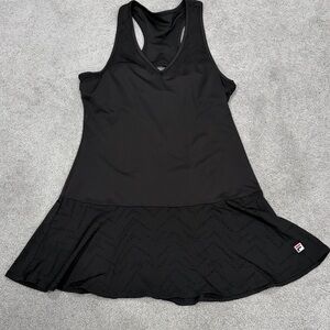 Fila Black Perforated Mini Dress